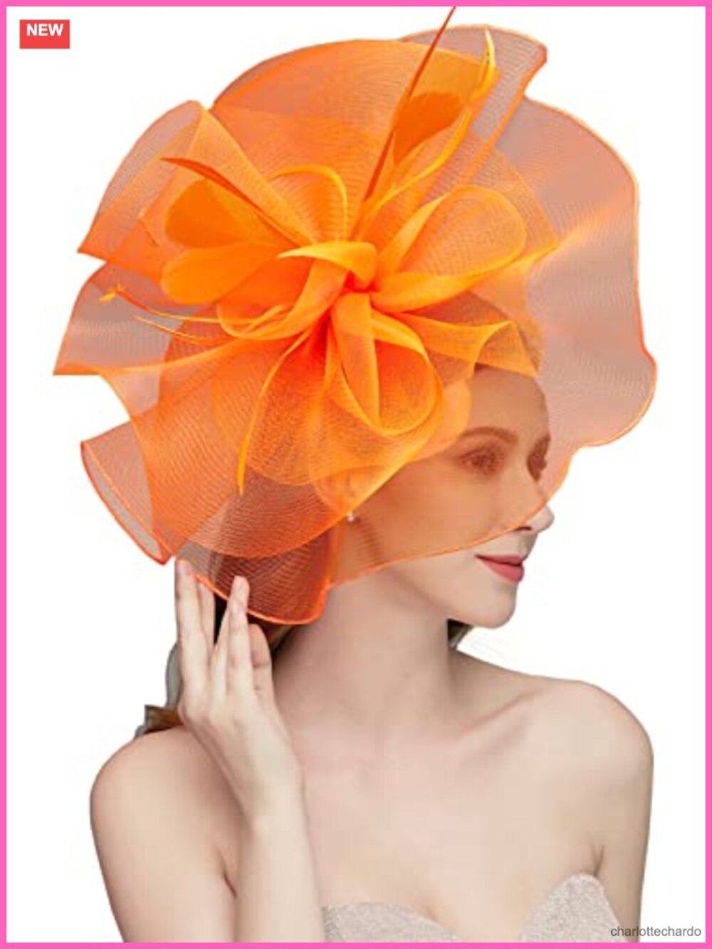 Women's Fascinator Hat Tea Party Headband Wedding Cocktail Flower Mesh Feathers